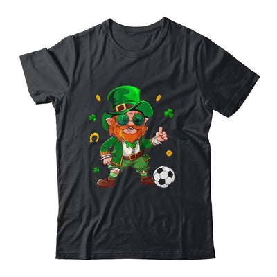 Leprechaun Play Soccer St Patricks Day Sport Mens Boys Shirt & Hoodie | teecentury
