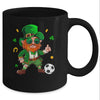 Leprechaun Play Soccer St Patricks Day Sport Mens Boys Mug | teecentury