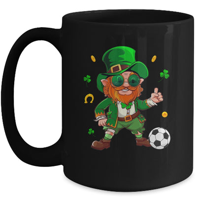 Leprechaun Play Soccer St Patricks Day Sport Mens Boys Mug | teecentury