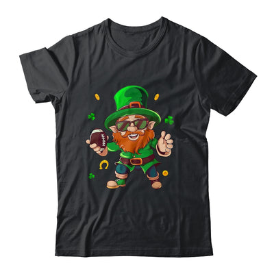 Leprechaun Playing Football St Patricks Day Sport Mens Boys Shirt & Hoodie | teecentury