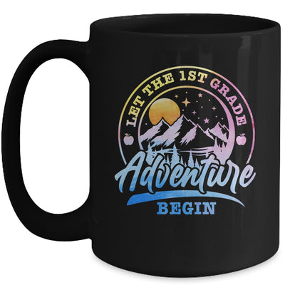 Let The 1st Grade Adventure Begin Retro First Day Of School Mug | teecentury