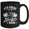 Let The 4th Grade Adventure Begin First Day School Teacher Mug | teecentury