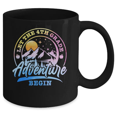 Let The 4th Grade Adventure Begin Retro First Day Of School Mug | teecentury