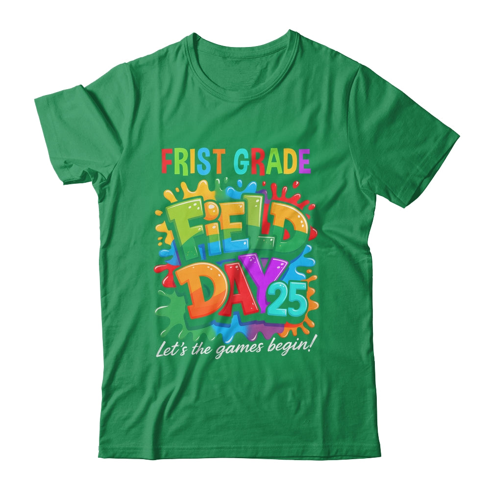 Let The Games Begin 1st First Grade Field Day Teacher Kid Shirt & Hoodie | teecentury