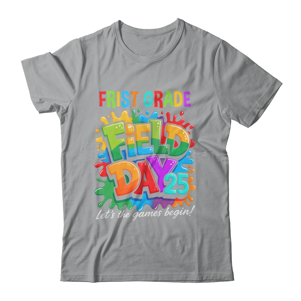 Let The Games Begin 1st First Grade Field Day Teacher Kid Shirt & Hoodie | teecentury