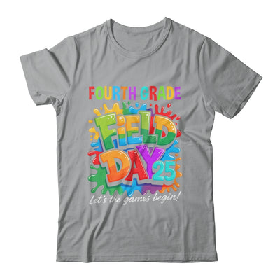 Let The Games Begin 4th Fourth Grade Field Day Teacher Kid Shirt & Hoodie | teecentury