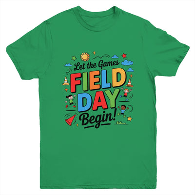 Let The Games Begin Field Day Fun Day Teacher Kids Adults Youth Shirt | teecentury
