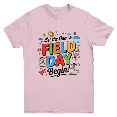 Let The Games Begin Field Day Fun Day Teacher Kids Adults Youth Shirt | teecentury