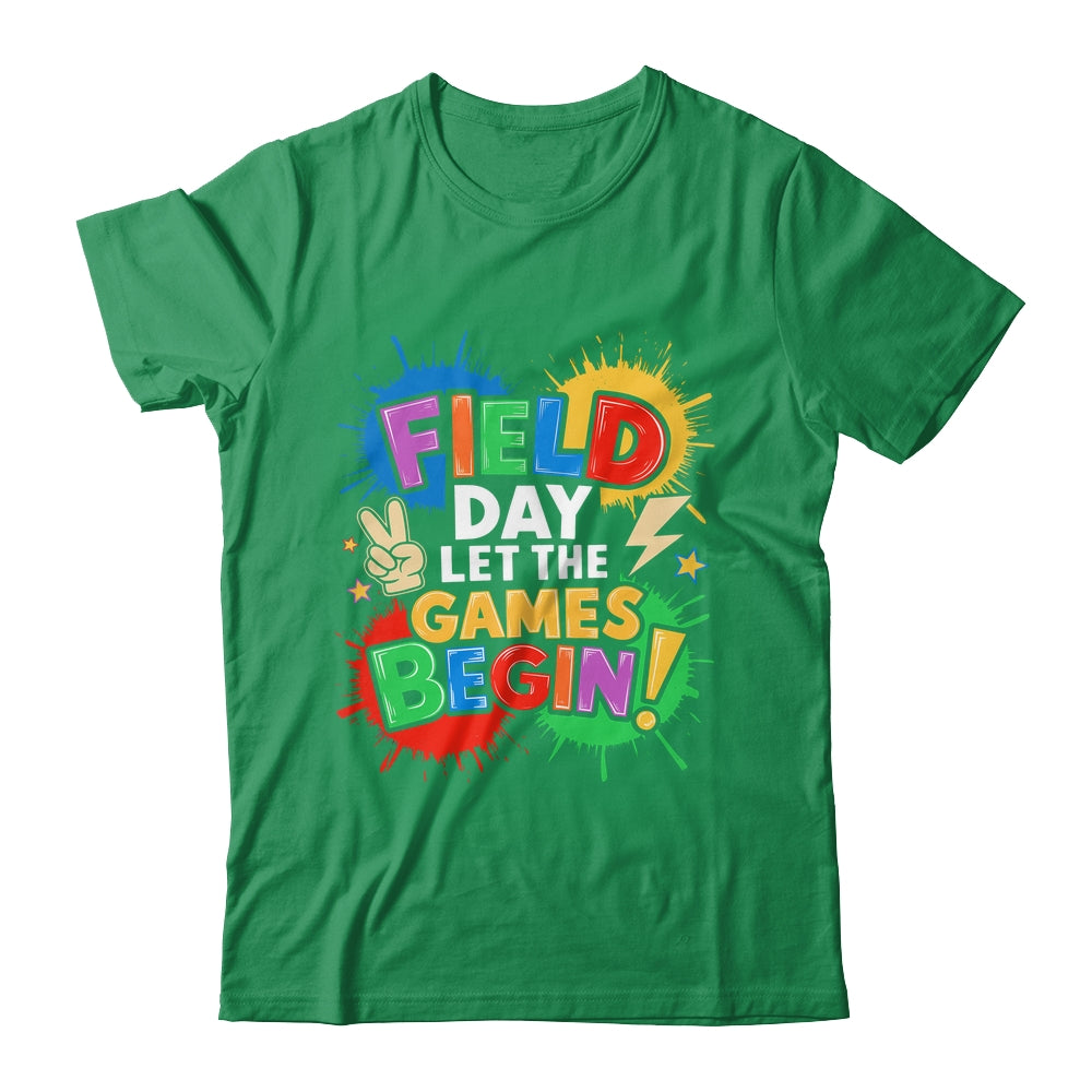 Let The Games Begin Field Day School Teachers Boys Girls Shirt & Hoodie | teecentury