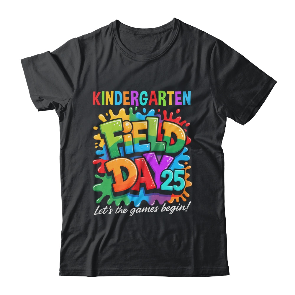 Let The Games Begin Kindergarten Field Day Teacher Kid Shirt & Hoodie | teecentury