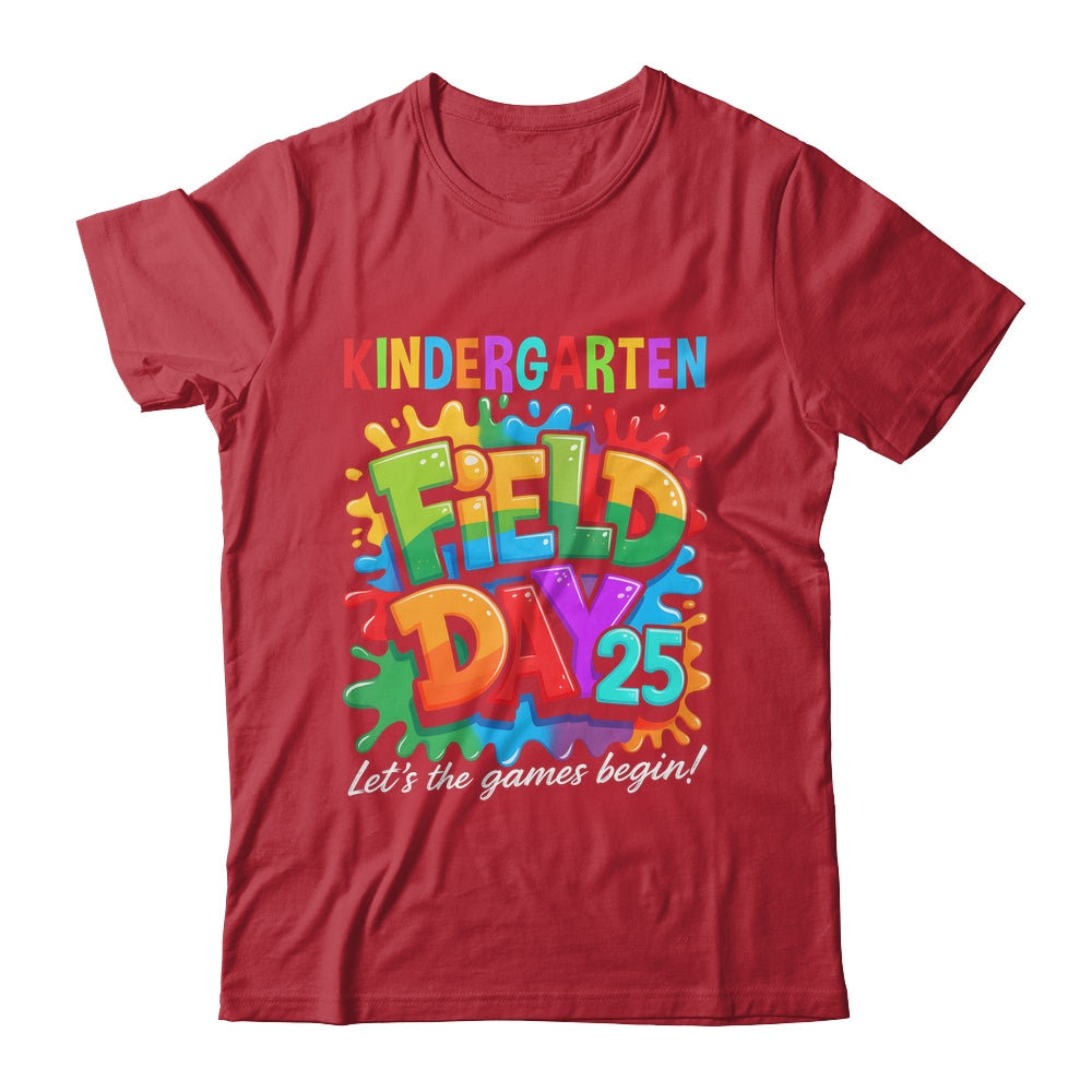 Let The Games Begin Kindergarten Field Day Teacher Kid Shirt & Hoodie | teecentury