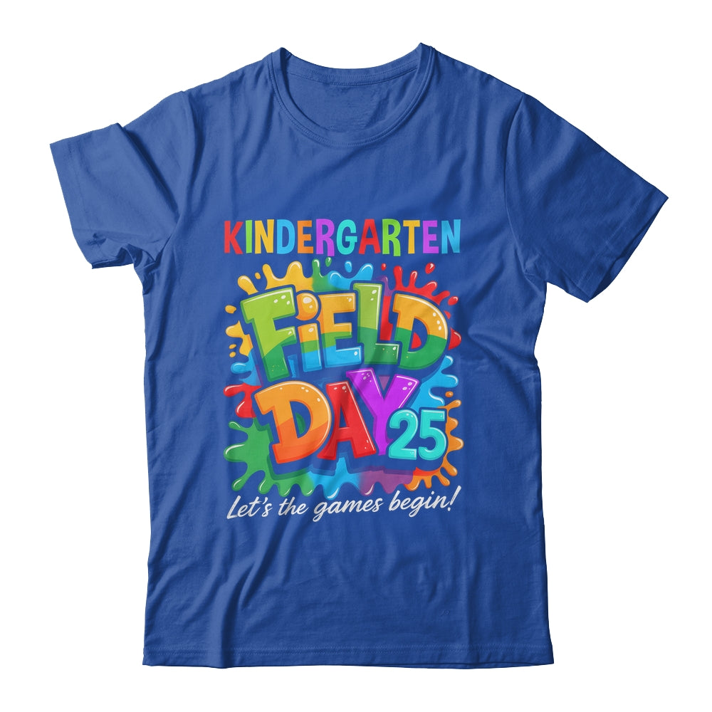Let The Games Begin Kindergarten Field Day Teacher Kid Shirt & Hoodie | teecentury