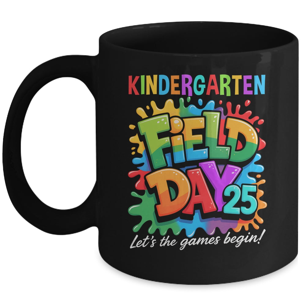 Let The Games Begin Kindergarten Field Day Teacher Kid Mug | teecentury