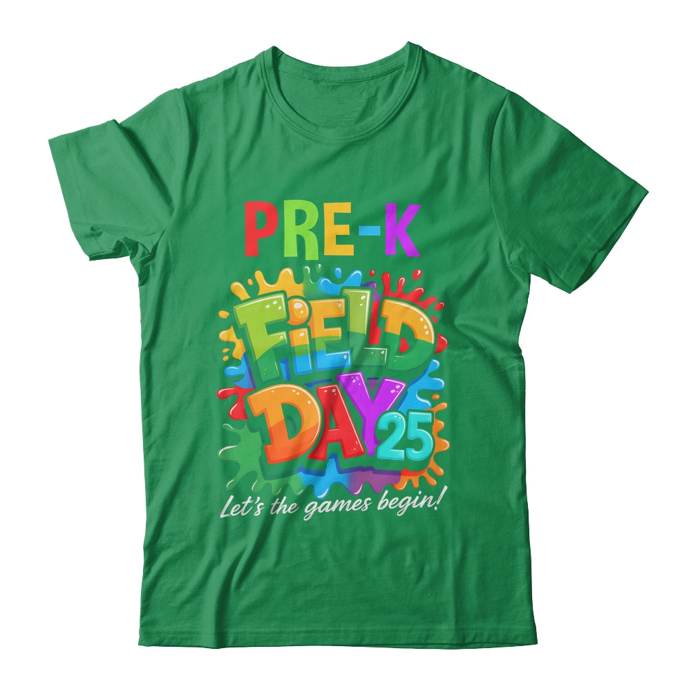 Let The Games Begin Preschool Field Day Teacher Kid Shirt & Hoodie | teecentury