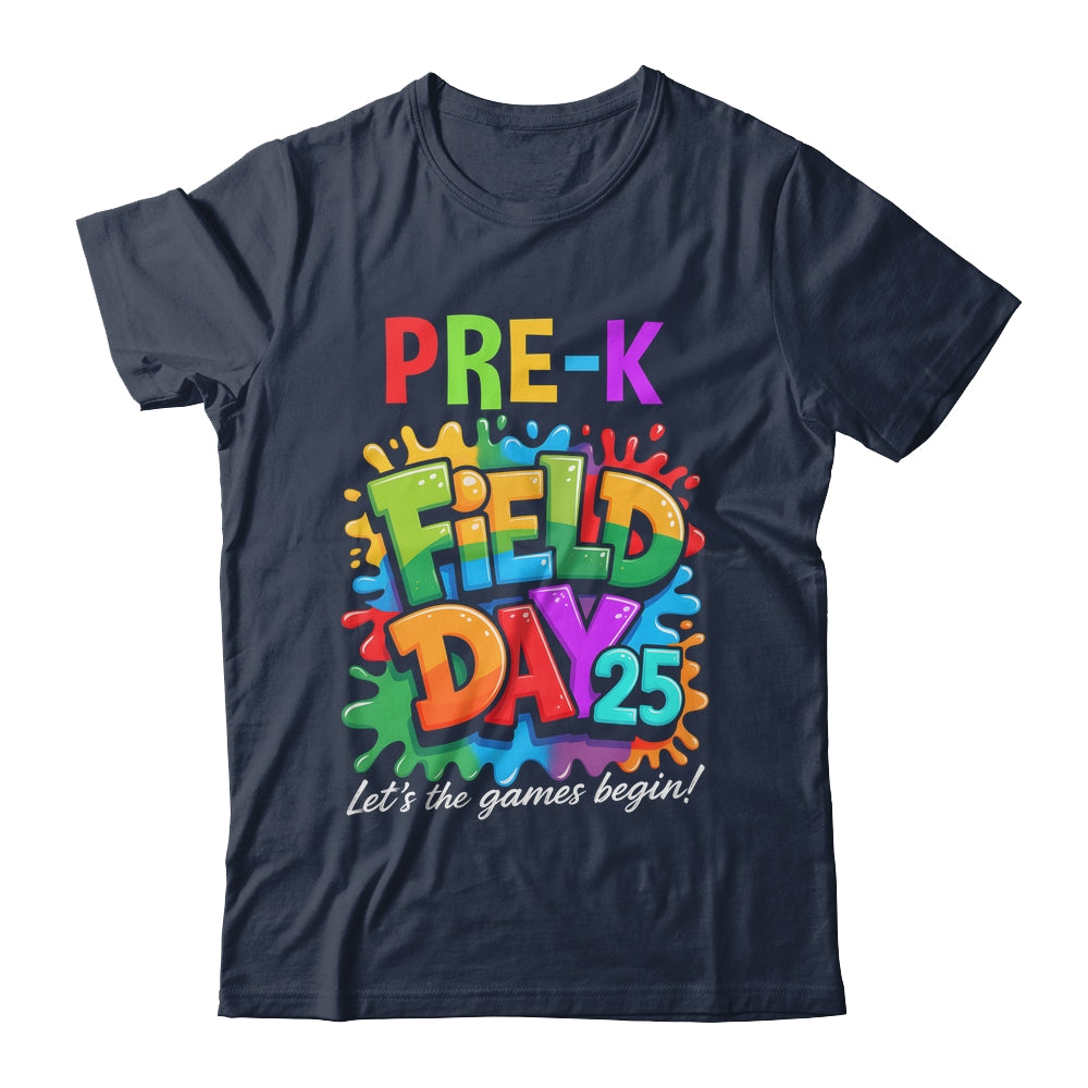 Let The Games Begin Preschool Field Day Teacher Kid Shirt & Hoodie | teecentury