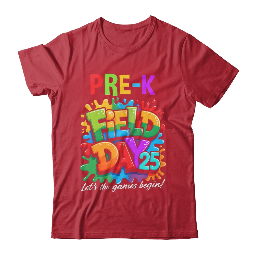 Let The Games Begin Preschool Field Day Teacher Kid Shirt & Hoodie | teecentury