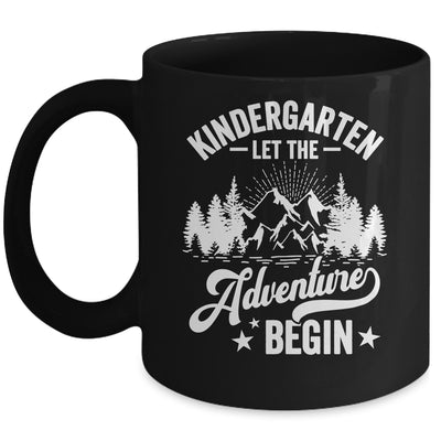 Let The Kindergarten Adventure Begin 1st Day School Teacher Mug | teecentury