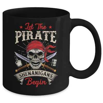 Let The Pirate Shenanigans Begin Funny Pirate Halloween Mug | teecentury