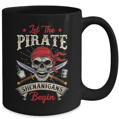 Let The Pirate Shenanigans Begin Funny Pirate Halloween Mug | teecentury