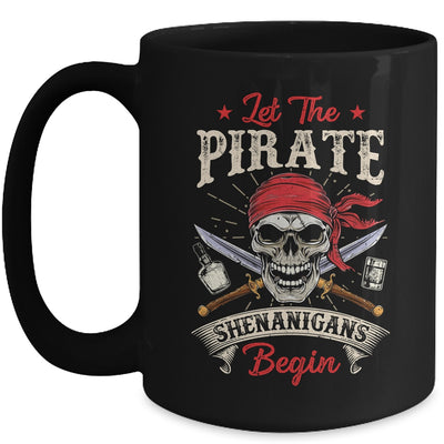 Let The Pirate Shenanigans Begin Funny Pirate Halloween Mug | teecentury