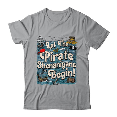 Let The Pirate Shenanigans Begin Pirate Shenanigans Funny Shirt & Tank Top | teecentury