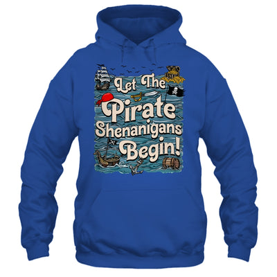 Let The Pirate Shenanigans Begin Pirate Shenanigans Funny Shirt & Tank Top | teecentury