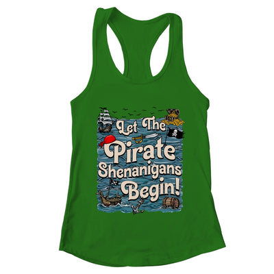 Let The Pirate Shenanigans Begin Pirate Shenanigans Funny Shirt & Tank Top | teecentury