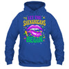 Let The Shenanigans Begin Mardi Gras Kiss Lips Women Shirt & Tank Top | teecentury