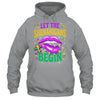 Let The Shenanigans Begin Mardi Gras Kiss Lips Women Shirt & Tank Top | teecentury