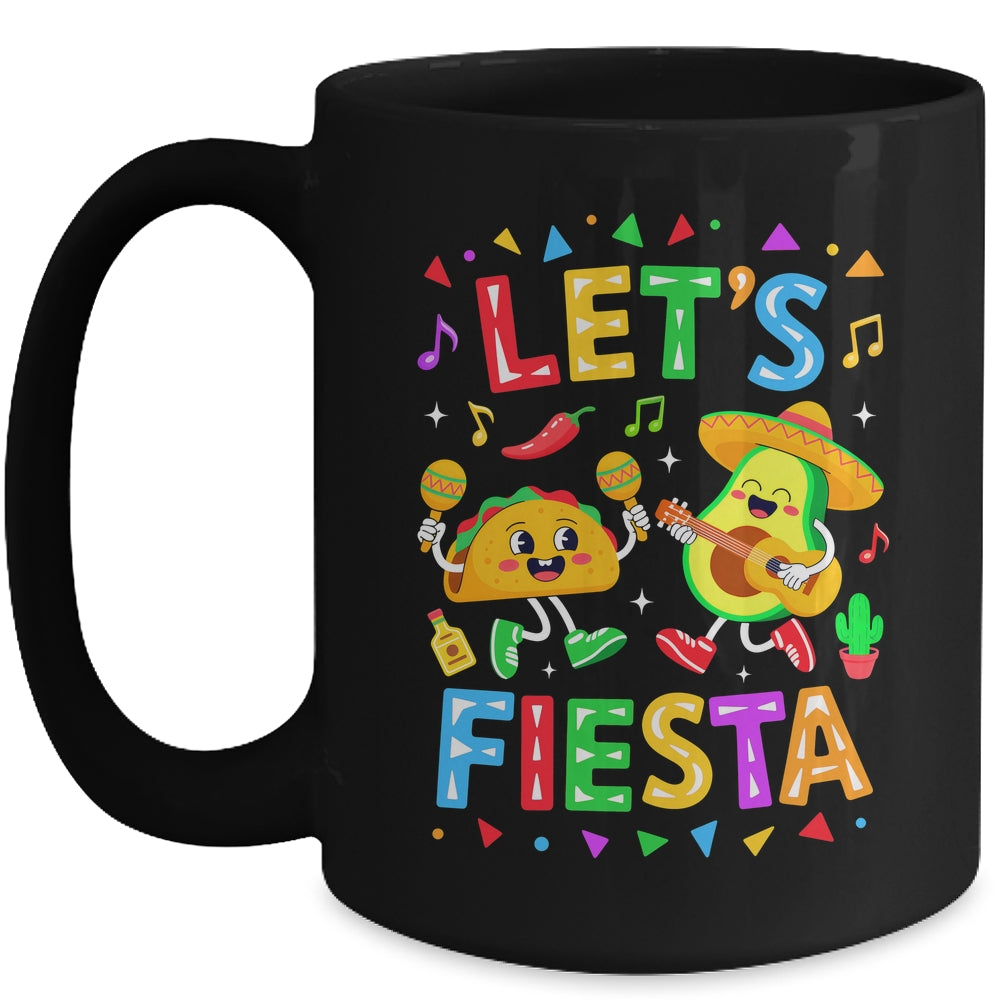 Let's Fiesta Avocado Mexican Men Women Kids Cinco De Mayo Mug | teecentury