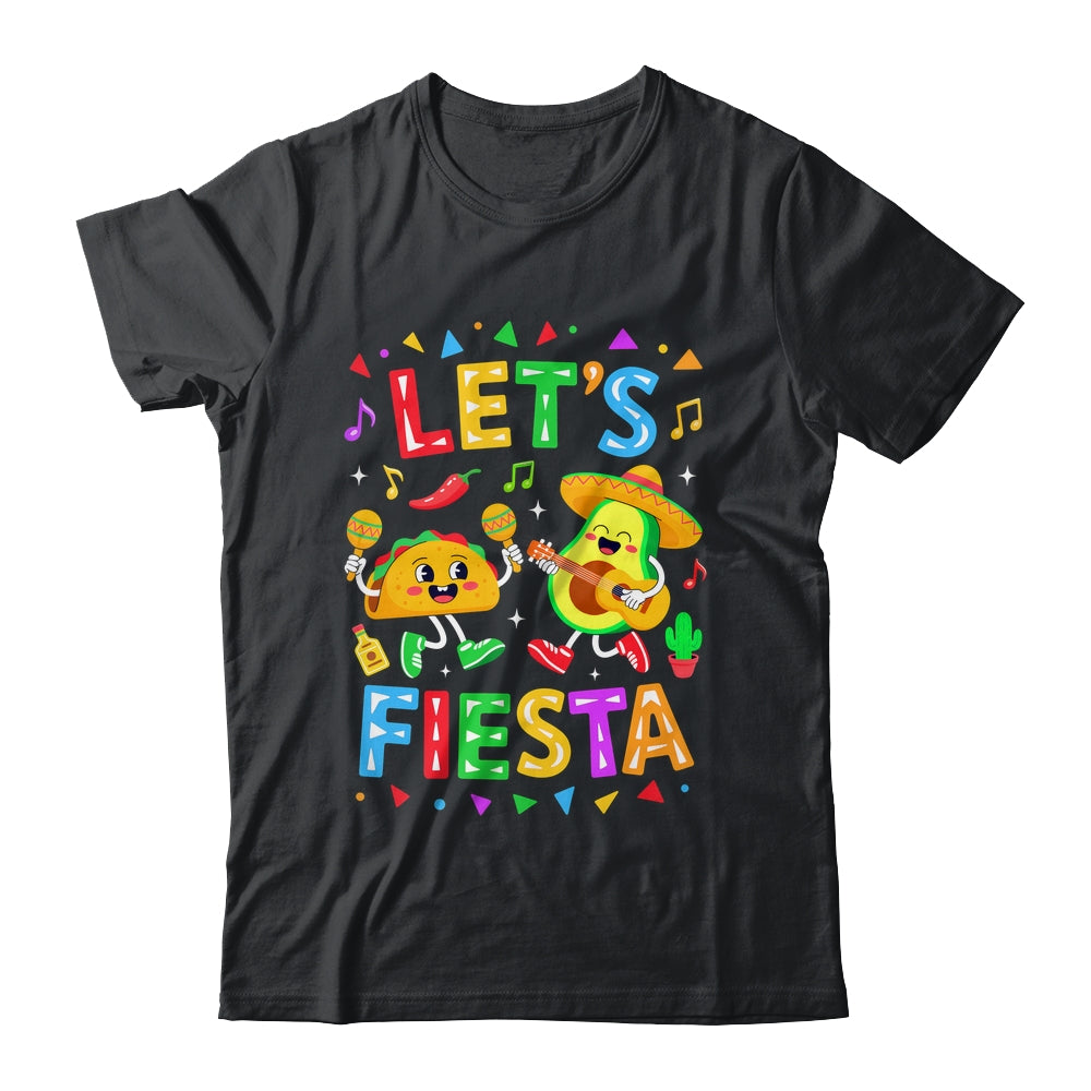 Let's Fiesta Avocado Mexican Men Women Kids Cinco De Mayo Shirt & Hoodie | teecentury