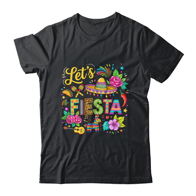 Let's Fiesta Cinco De Mayo Colorful Mexican Party Sombrero Shirt & Hoodie | teecentury