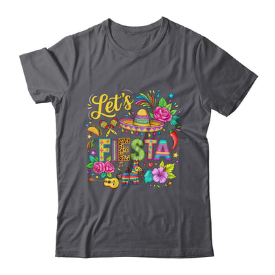 Let's Fiesta Cinco De Mayo Colorful Mexican Party Sombrero Shirt & Hoodie | teecentury