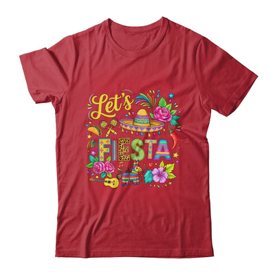 Let's Fiesta Cinco De Mayo Colorful Mexican Party Sombrero Shirt & Hoodie | teecentury