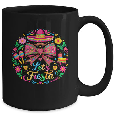 Let's Fiesta Cinco De Mayo Colorful Sombrero Graphic Mexican Mug | teecentury