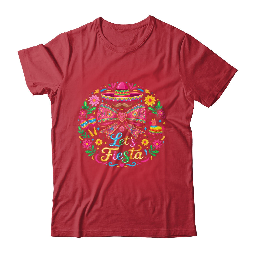 Let's Fiesta Cinco De Mayo Colorful Sombrero Graphic Mexican Shirt & Hoodie | teecentury