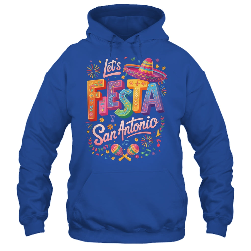 Let's Fiesta San Antonio Texas Cinco De Mayo Mexican Party Shirt & Tank Top | teecentury