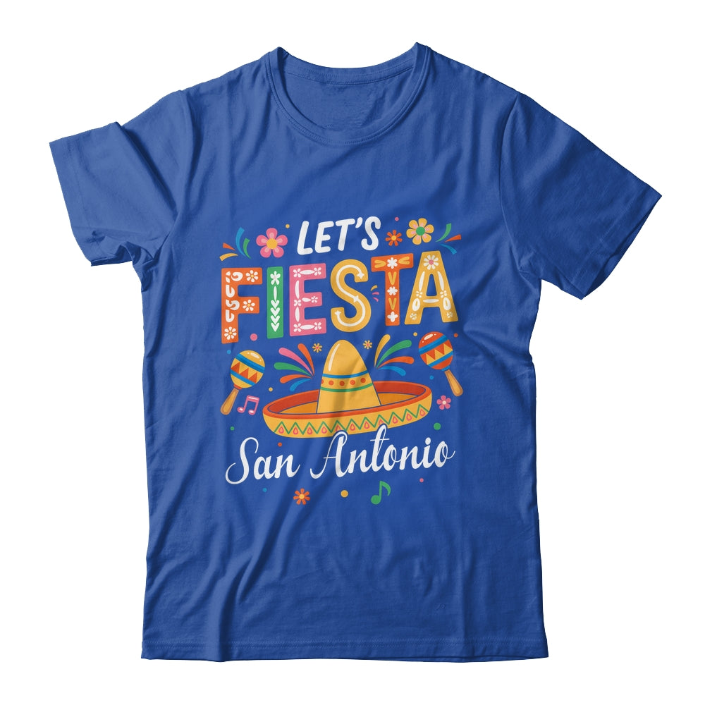 Let's Fiesta San Antonio Texas Mexican Party Cinco De Mayo Shirt & Tank Top | teecentury