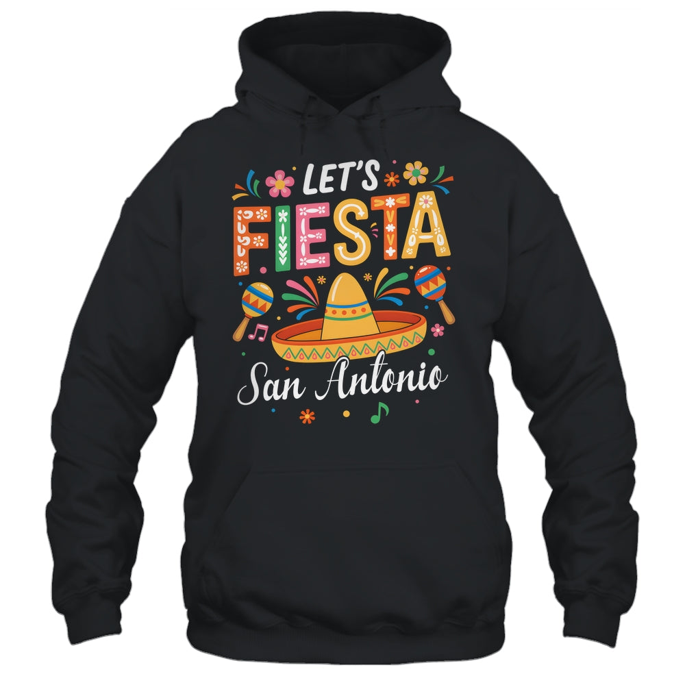 Let's Fiesta San Antonio Texas Mexican Party Cinco De Mayo Shirt & Tank Top | teecentury