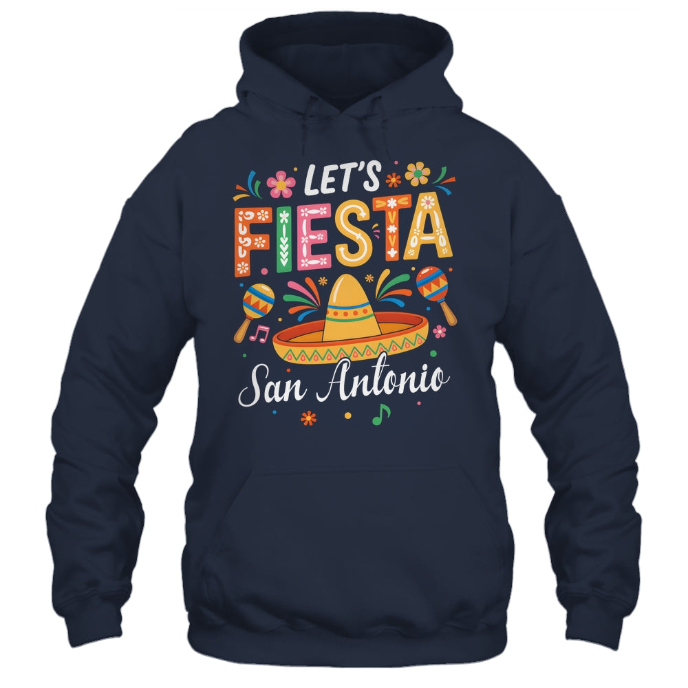 Let's Fiesta San Antonio Texas Mexican Party Cinco De Mayo Shirt & Tank Top | teecentury