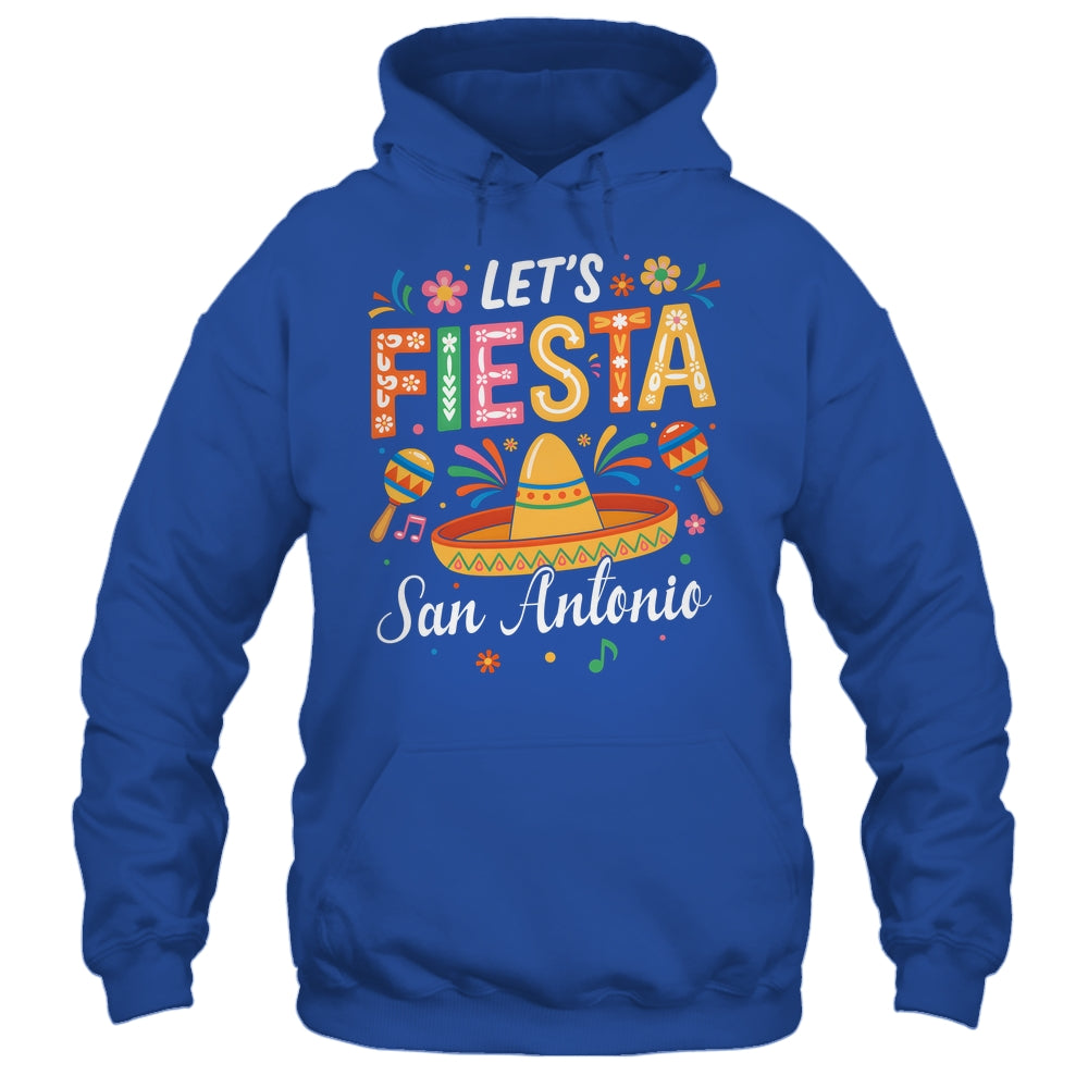 Let's Fiesta San Antonio Texas Mexican Party Cinco De Mayo Shirt & Tank Top | teecentury