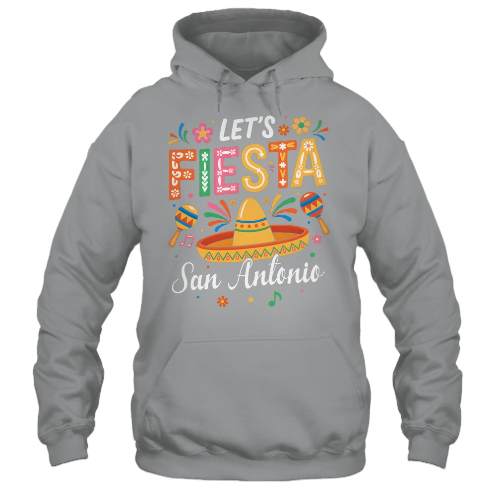 Let's Fiesta San Antonio Texas Mexican Party Cinco De Mayo Shirt & Tank Top | teecentury
