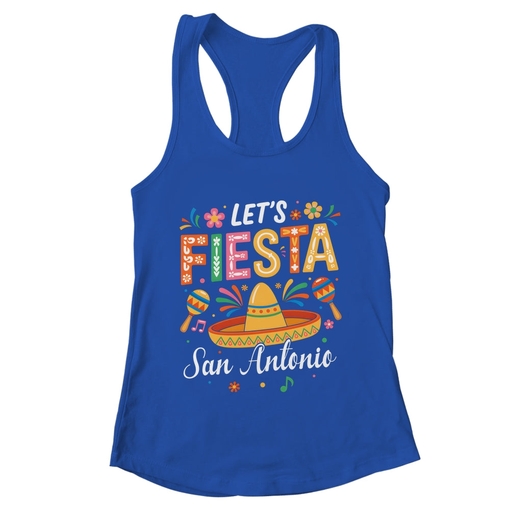 Let's Fiesta San Antonio Texas Mexican Party Cinco De Mayo Shirt & Tank Top | teecentury