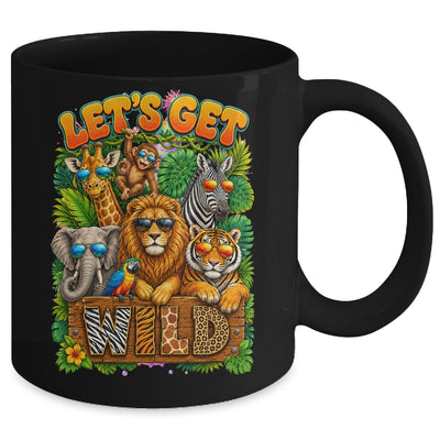 Let's Get Wild Zoo Animal Wildlife Safari Birthday Men Women Mug | teecentury