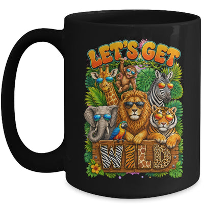 Let's Get Wild Zoo Animal Wildlife Safari Birthday Men Women Mug | teecentury