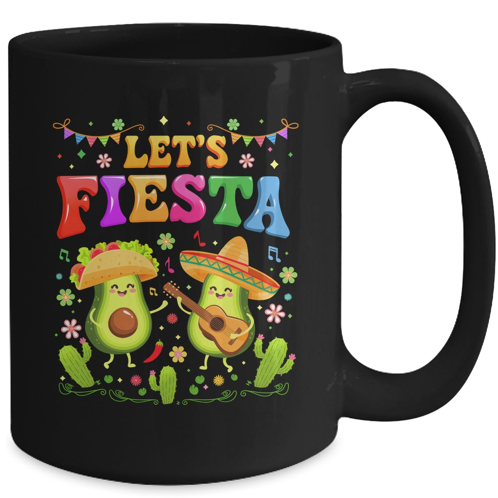 Lets Fiesta 5 Cinco De Mayo For Women Men Boys Girls Mexican Mug | teecentury