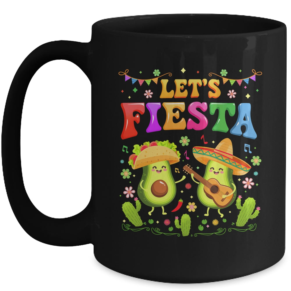 Lets Fiesta 5 Cinco De Mayo For Women Men Boys Girls Mexican Mug | teecentury
