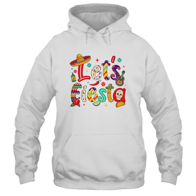 Lets Fiesta Cinco De Mayo Mexican Party Floral Sugar Skull Shirt & Tank Top | teecentury