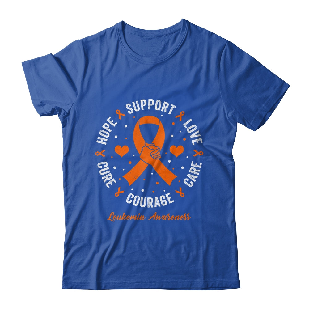 Leukemia Hope Support Love Family Leukemia Awareness Shirt & Hoodie | teecentury