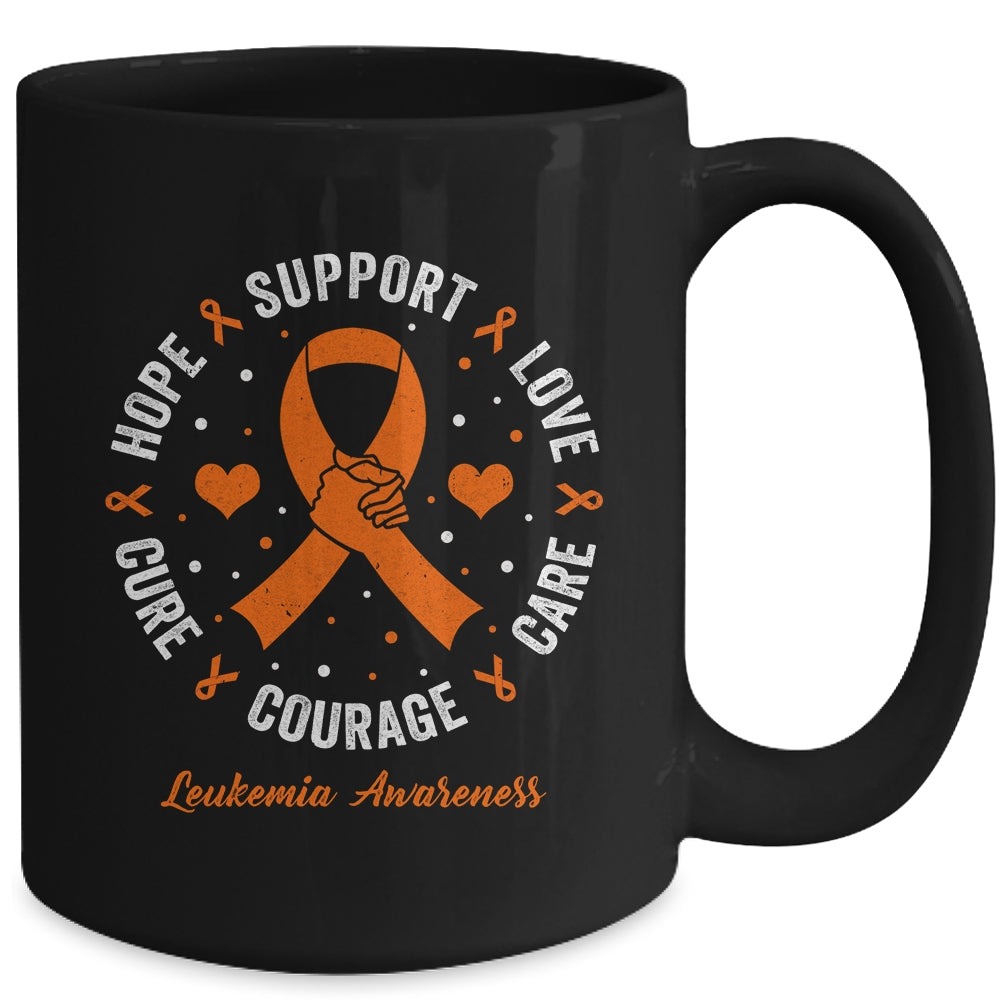 Leukemia Hope Support Love Family Leukemia Awareness Mug | teecentury